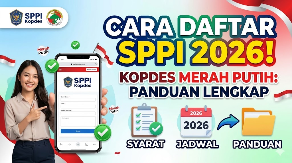 Cara Daftar SPPI Kopdes Merah Putih 2026: Syarat, Jadwal, dan Panduan Lengkap